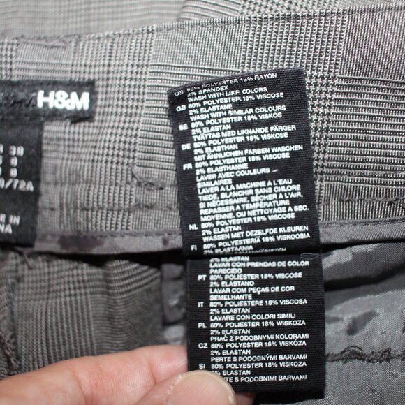 H&M Menswear Cuffed Shorts NWOT Size 8 - Picture 10 of 10